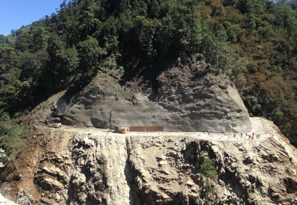 trabajo geotecnico sobre un talud